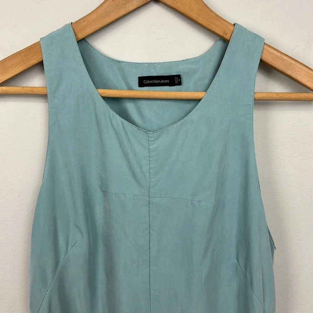 Calvin Klein Dusty Blue Sleeveless Shift Dress